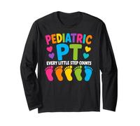 Pediatric PT Little Step Counts Pediatric Physical Therapist Maglia a Manica