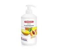PediBaehr, balsamo per piedi, crema alla frutta, con burro di mango e olio di semi di pesca, adatto per tutti i tipi di pelle [etichetta in lingua italiana non garantita]