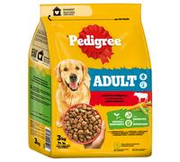 Pedigree Cibo Secco Adult - Manzo e Verdure - 3 kg