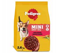 Pedigree Adult Mini per cani di taglia piccola con manzo e verdure 2,6 kg