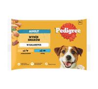 PEDIGREE Adult Scelte di Gusto bustine 4x100 g cibo umido completo per cani adulti con pollo, con pesce in gelatina