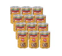 Pedigree Adult Wet Dog Food con Beef Jell-O 12x1200g + Calzini GRATIS!