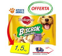 Pedigree BISCROK ORIGINAL 1,5 Kg - Biscotti croccanti snack per Cani