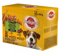 Pedigree bustine - pollo e verdure, manzo e verdure, tacchino e carote, manzo e coniglio 12 x 100 g