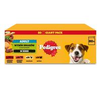 PEDIGREE Cibo Umido Mix Gusto in Salsa per Cani Adulti 80x100 g