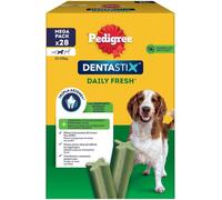 100 + 12 gratis! 112 x Pedigree Dentastix - Fresh - cani medi (10-25 kg)