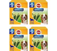 Pedigree Dentastix Fresh 112 Snack per la Igiene Orale (Cane Medio 10-25 kg) 180 g 28 Pezzi - 4 Confezioni da 28 (112 Pezzi totali)