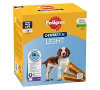 Pedigree Dentastix Light: Dental Chews per cani di tg. media (10 - 25 kg) - Set %: 56 pz