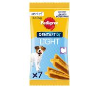 Pedigree Dentastix Light Dental Chews Razze piccole Snack per cani 7 pezzi - 58 g