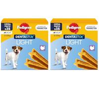 PEDIGREE DENTASTIX Light Multipack per cani di piccola taglia 5 x 7 pezzi (Confezione da 2)
