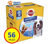 Pedigree Dentastix Medium 56 pezzi per cani di TAGLIA MEDIA - Igiene orale cane