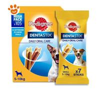 Pedigree Dog Dentastix per Cani Taglia Piccola (Small) 5 - 10 Kg - Confezione Da 28 Stick
