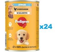 PEDIGREE Junior 24x400g cibo umido completo per cani in crescita con pollo in gelatina