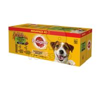 Pedigree MegaPack selezione di bustine - manzo, pollame, agnello 40 x 100 g