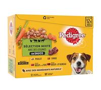 PEDIGREE Pochette de plat en sauce pour chien 12 x 100g (4)
