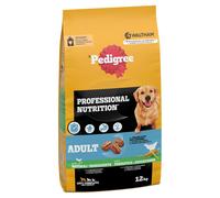 Prezzo speciale! 12 kg Pedigree + 56 pz Dentastix taglia L! - Adult con pollame e verdure