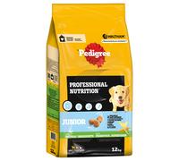 Pedigree Professional Nutrition Junior con pollame e verdure Crocchette cane - 12 kg
