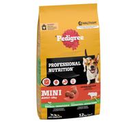 PEDIGREE Professional Nutrition Adult Mini con Manzo e Verdure 12 kg crocchette per cani di piccola taglia