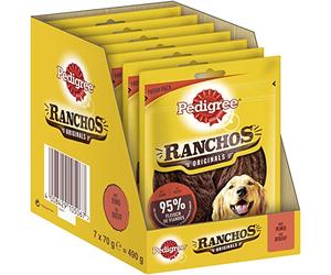Pedigree, Ranchos Originals, Snack per Cani, 7 Confezioni da 70 g