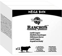 PEDIGREE® RANCHOS™ Sacchetto Multipack Mega Box Deliziose bastoncini da masticare con sapore di manzo 12 x 40 g