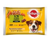 PEDIGREE Scelta di gusti con verdure in salsa 4x100g cibo umido per cani bocconcini con pollo e con manzo e fegato