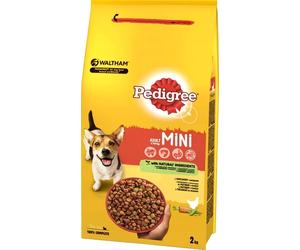 Pedigree Small Breed Adult Dog Food con pollo e verdure 2kg