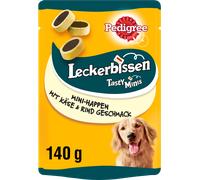 Pedigree Tasty Bites Snack per cani - Cheesy Bites Formaggio & Manzo 140 g