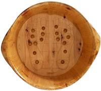 Pediluvio Barile Pediluvio Bacino in legno per pedicure Bacinella per pedicure in legno di cipresso Vasca per pediluvio Addensare Piedi ammollo Botti Per la casa di mezza età e cura degli an