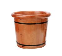 Pediluvio, Barilotto per pediluvio in Legno, Botti per Pedicure Lisci e delicati Ciotola per Pedicure Massaggio termale per Piedi in ammollo Massaggiatore Vaschetta per i Piedi (Colore : A) Present