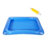 Pediluvio gonfiabile - Piscina gonfiabile | Lavabo portatile per | Adatto per il posizionamento accanto a scala di ingresso della piscina, dispositivi gonfiabili, accessori per la cura della casa