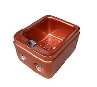 Pediluvio in acrilico con calore e massaggio, rilassa i piedi stanchi nei saloni di bellezza e nei saloni di bellezza, bacinella per manicure per il massimo comfort e relax