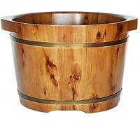 Pediluvio in legno Secchio Regalo per la casa Vasca per piedi in legno massello Vasca per pediluvio per uso domestico Barile per pediluvio in legno Vasca per piedi in legno Spa Massaggio Isolamento