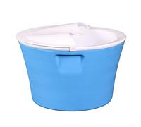 Pediluvio in plastica spessa, massaggiatore per pediluvio, temperatura costante senza elettricità, rilassa i piedi doloranti, una stella di luce 34 x 26 cm (O 34 x 26 cm)