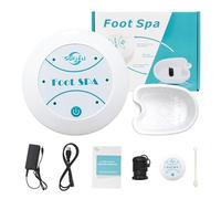 Pediluvio Ionico, Spa Portatile per Piedi, Spa Ionica per Piedi Disintossicante, Macchina per Disintossicazione dei Piedi, Massaggiatore Spa per Piedi (1 dispositivo + 1 bacino)