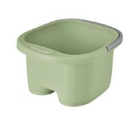 Pediluvio massaggiante con maniglie con punti massaggianti e rullo per immergere piedi, unghie dei piedi e caviglie, Verde