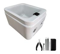 Pediluvio Massaggiatore Piedi Pedicure Vaschetta Pedicure Per Pedicure Disintossicazione E Massaggio Idromassaggiatore Plantare Temperatura Regolabili Funzione Di Massaggio Inclusa (Size : Bath+pedic