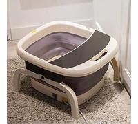 Pediluvio portatile con calore, pediluvio Auatic, massaggiatore a compressione pieghevole barile disintossicante a infrarossi s Vasca per piedi A (A) per perseguire la felicità