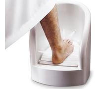 Pediluvio professionale per pedicure con tubi di ingresso/uscita e valvole angolari, resistente al calore a 90 °C, funzione spray a pressione per alleviare lo stress e la circolazione sanguigna