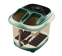 Ｚｉａｌｏｆｉ Pediluvio, Riscaldato in Profondità, con Rulli Massaggianti, Elettrico, Temperatura Costante, Pediluvio, Pediluvio Pedicure, Verde