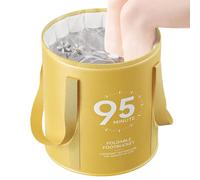 Pediluvio - Vasca Pieghevole Portatile per Pedicure,Contenitore Impermeabile Con Base Antiscivolo Per SPA Viaggio Doccia Circolazione Pulizia Casa