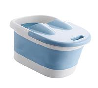 Pediluvio Vaschetta per pediluvio, Pediluvio Massaggiatore Pediluvio Bacino per pediluvio per piedi in ammollo, Pedicure Piede Ammollo Secchio per piedi in plastica con massaggio (Blu)
