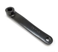 Pedivella in ferro da 170 mm per cyclette con foro quadrato per montaggio a sinistra/destra, ideale per uso interno (sinistra)