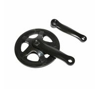 Pedivella MTB P2R 5-6 acciaio nero 127mm corona 36d. con protezione catena.