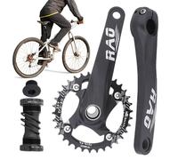 Pedivella Per - 170 mm Pedivella Cava Integrata Scatto Fisso - Per Ciclismo Montagna e Tragitto Città con Movimento Centrale Lega di Alluminio