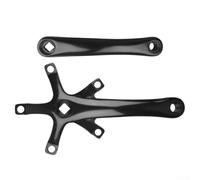 Pedivella per bici con foro quadrato 130BCD, 165 mm, per bici pieghevoli Brompton e bici da strada, supporta corona singola e doppia corona con vite a pedale da 9/16 pollici