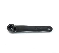 Pedivella per cyclette sinistra e destra, 170 mm, in ferro, con foro quadrato, per bici sportive da interni, compatibile con attacco standard 9/16 20 a pedale (sinistra)