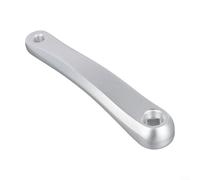 Pedivella sinistra da 170 mm per foro quadrato e rombico, braccio singolo in lega di alluminio compatibile con pedale asse da 14 mm, nero (rombo nero)