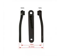 Pedivelle BOSCH Gen 3 blk 165mm senza bullone CK-602 V18 coppia