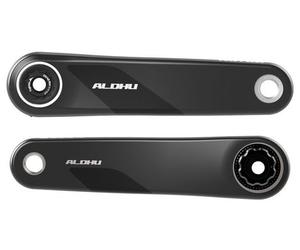 Pedivelle rotor aldhu carbon black senza asse
