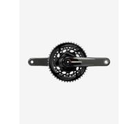 Sram Force D2 Dub Iridescent Direct Mount Crankset Argento 175 mm / 46/33t Black